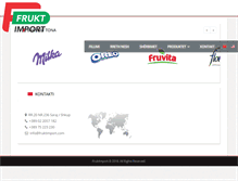 Tablet Screenshot of fruktimport.com